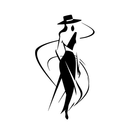 Fashion logo vector illustration. Fashion vector Icon and Sign.のイラスト素材