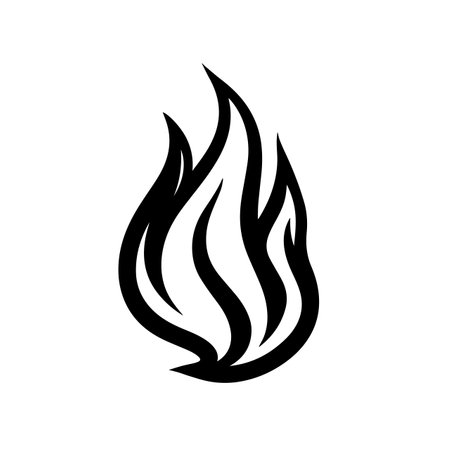 Fiery Flame logo vector illustration. Fiery Flame vector Icon and Sign.のイラスト素材