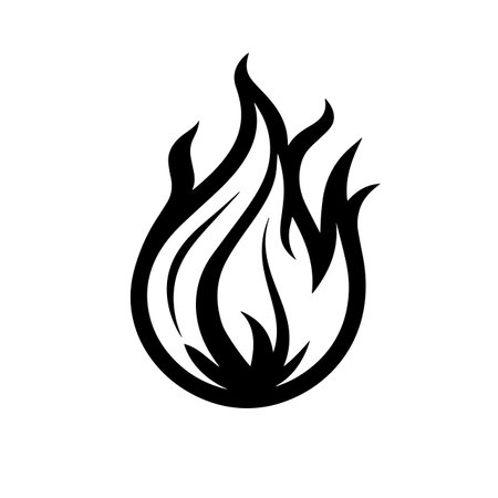 Fiery Flame logo vector illustration. Fiery Flame vector Icon and Sign.のイラスト素材