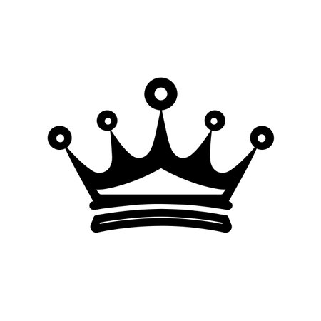 Royal Crown logo vector illustration. Royal Crown vector Icon and Sign.のイラスト素材