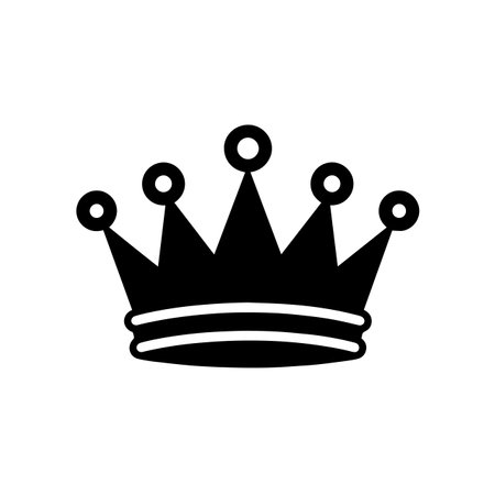 Royal Crown logo vector illustration. Royal Crown vector Icon and Sign.のイラスト素材