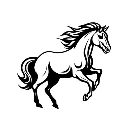 Swift Horse logo vector illustration. Swift Horse vector Icon and Sign.のイラスト素材