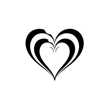 Vibrant Heart logo vector illustration. Vibrant Heart vector Icon and Sign.のイラスト素材