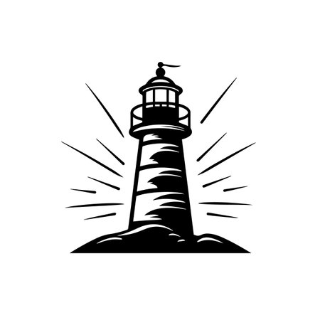 Beaming Beacon logo vector illustration. Beaming Beacon vector Icon and Sign.のイラスト素材