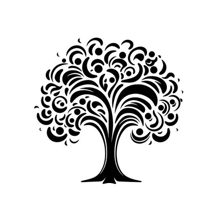 Digital Tree logo vector illustration. Digital Tree vector Icon and Sign.のイラスト素材