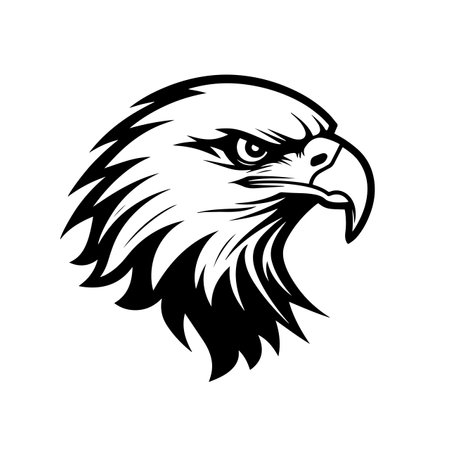 Eagle logo vector illustration. Eagle vector Icon and Sign.のイラスト素材