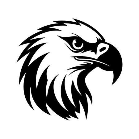Eagle logo vector illustration. Eagle vector Icon and Sign.のイラスト素材