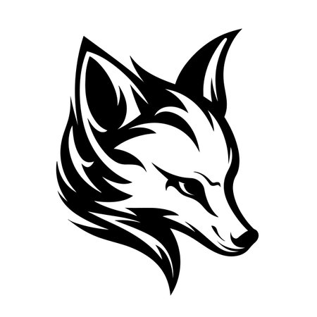 Fiery Fox logo vector illustration. Fiery Fox vector Icon and Sign.のイラスト素材
