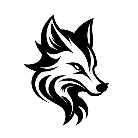 Fiery Fox logo vector illustration. Fiery Fox vector Icon and Sign.のイラスト素材