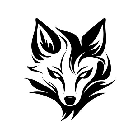 Fiery Fox logo vector illustration. Fiery Fox vector Icon and Sign.のイラスト素材