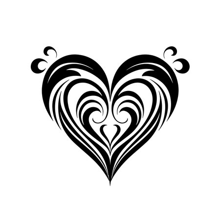 Harmonious Heart logo vector illustration. Harmonious Heart vector Icon and Sign.のイラスト素材