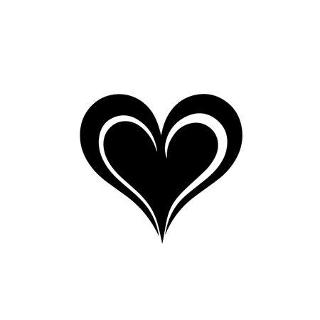 Harmonious Heart logo vector illustration. Harmonious Heart vector Icon and Sign.のイラスト素材