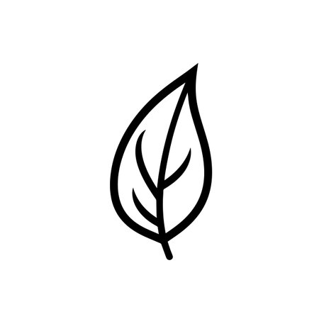 Leaf logo vector illustration. Leaf vector Icon and Sign.のイラスト素材