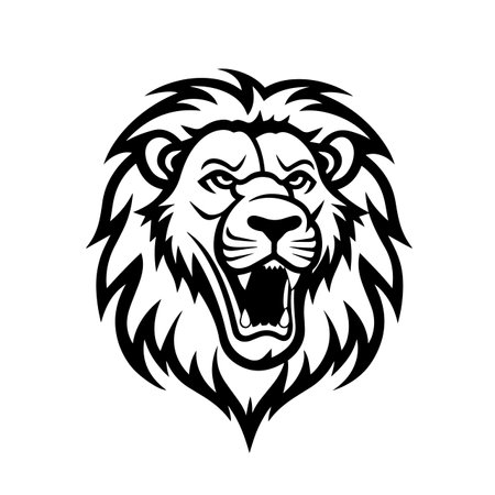 Lively Lion logo vector illustration. Lively Lion vector Icon and Sign.のイラスト素材