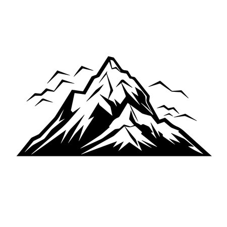 Majestic Mountain logo vector illustration. Majestic Mountain vector Icon and Sign.のイラスト素材