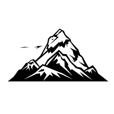 Majestic Mountain logo vector illustration. Majestic Mountain vector Icon and Sign.のイラスト素材