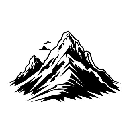 Majestic Mountain logo vector illustration. Majestic Mountain vector Icon and Sign.のイラスト素材