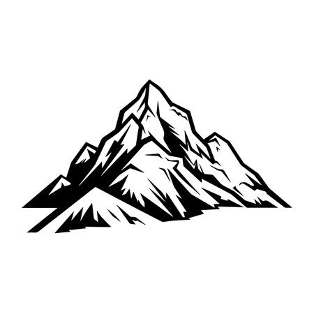Majestic Mountain logo vector illustration. Majestic Mountain vector Icon and Sign.のイラスト素材