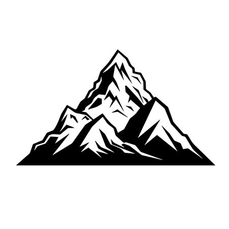 Majestic Mountain logo vector illustration. Majestic Mountain vector Icon and Sign.のイラスト素材