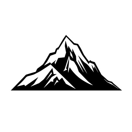 Mountain logo vector illustration. Mountain vector Icon and Sign.のイラスト素材