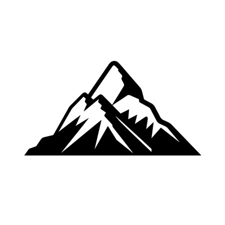Peak logo vector illustration. Peak vector Icon and Sign.のイラスト素材