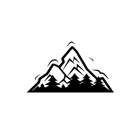 Pixelated Peak logo vector illustration. Pixelated Peak vector Icon and Sign.のイラスト素材