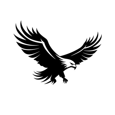 Soaring Eagle logo vector illustration. Soaring Eagle vector Icon and Sign.のイラスト素材