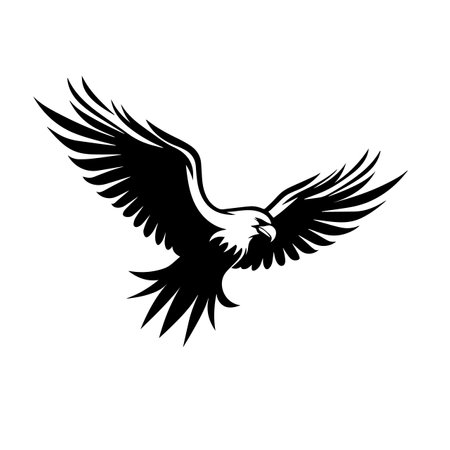 Soaring Eagle logo vector illustration. Soaring Eagle vector Icon and Sign.のイラスト素材