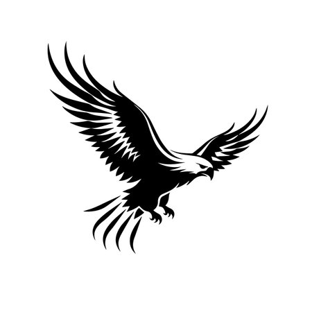 Soaring Eagle logo vector illustration. Soaring Eagle vector Icon and Sign.のイラスト素材