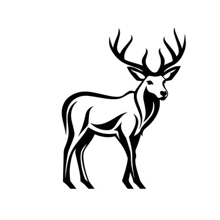 Swift Stag logo vector illustration. Swift Stag vector Icon and Sign.のイラスト素材