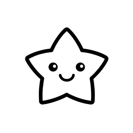 Twinkling Star logo vector illustration. Twinkling Star vector Icon and Sign.のイラスト素材