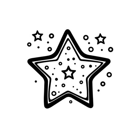 Twinkling Star logo vector illustration. Twinkling Star vector Icon and Sign.のイラスト素材