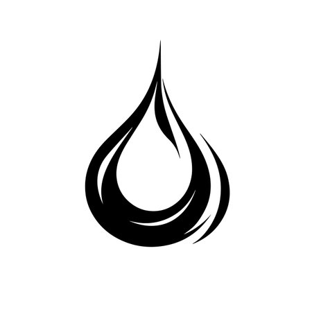 Water logo vector illustration. Water vector Icon and Sign.のイラスト素材