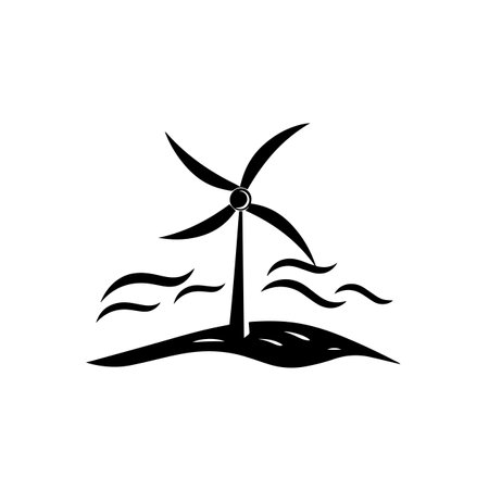 Wind logo vector illustration. Wind vector Icon and Sign.のイラスト素材