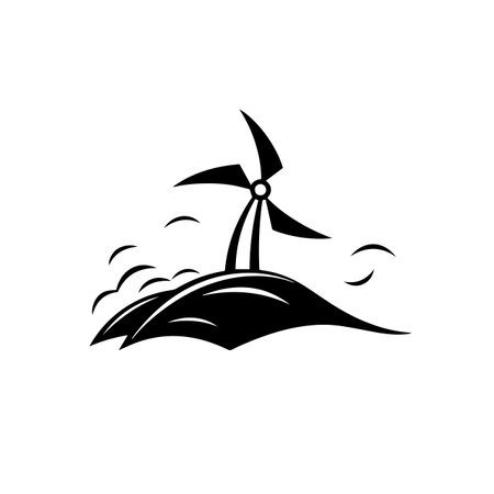 Wind logo vector illustration. Wind vector Icon and Sign.のイラスト素材