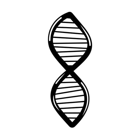 Dna icon vector illustration. Dna icon, Icon and Sign.のイラスト素材