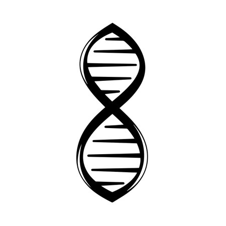 DNA logo vector illustration. Dna logo, Icon and Sign.のイラスト素材