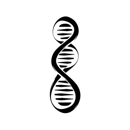 DNA logo vector illustration. Dna logo, Icon and Sign.のイラスト素材