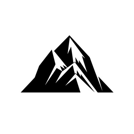 Matrix Mountain logo vector illustration. Matrix Mountain logo, Icon and Sign.のイラスト素材