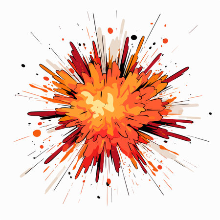Vector illustration of cartoon smoke animation.のイラスト素材