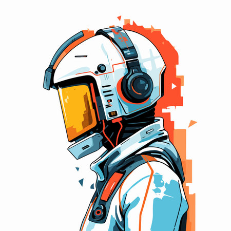 Vector illustration of scifi elements.のイラスト素材