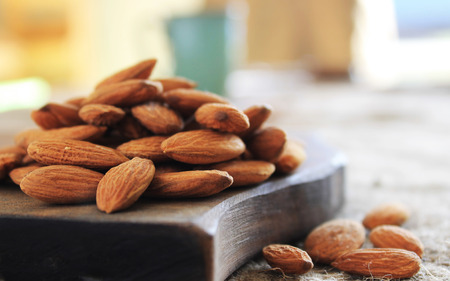 Tasty almondsの写真素材