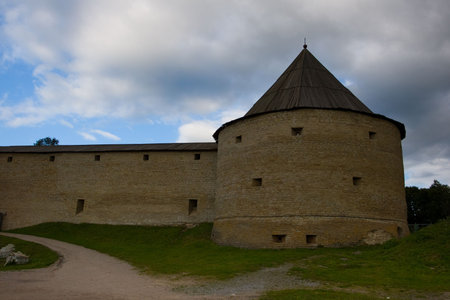 Staraya Ladoga fortress on Volkhov river, Leningrad region, St. Petersburg, Russia