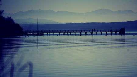 Lake Ammerの写真素材