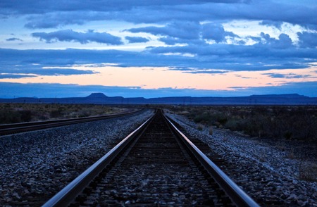 railroad trackの写真素材