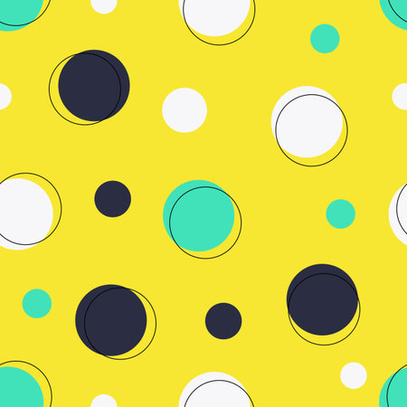 seamless geometric circle pattern. Perfect for apparel,fabric, textile, decoration,wrapping...