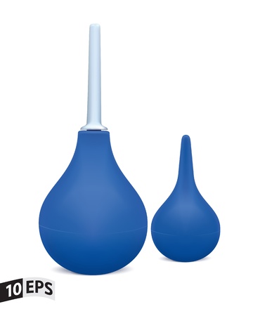 medical enema on a white background  のイラスト素材