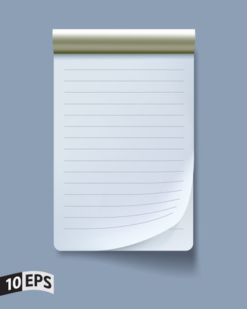 illustration of notepadのイラスト素材