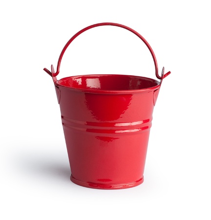Bucket  Isolated with clipping pathの写真素材