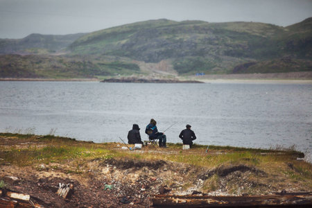 Three fishermenの写真素材